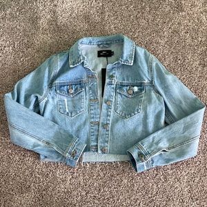 Dr. Denim Light Retro Ripped Jeanie Jacket